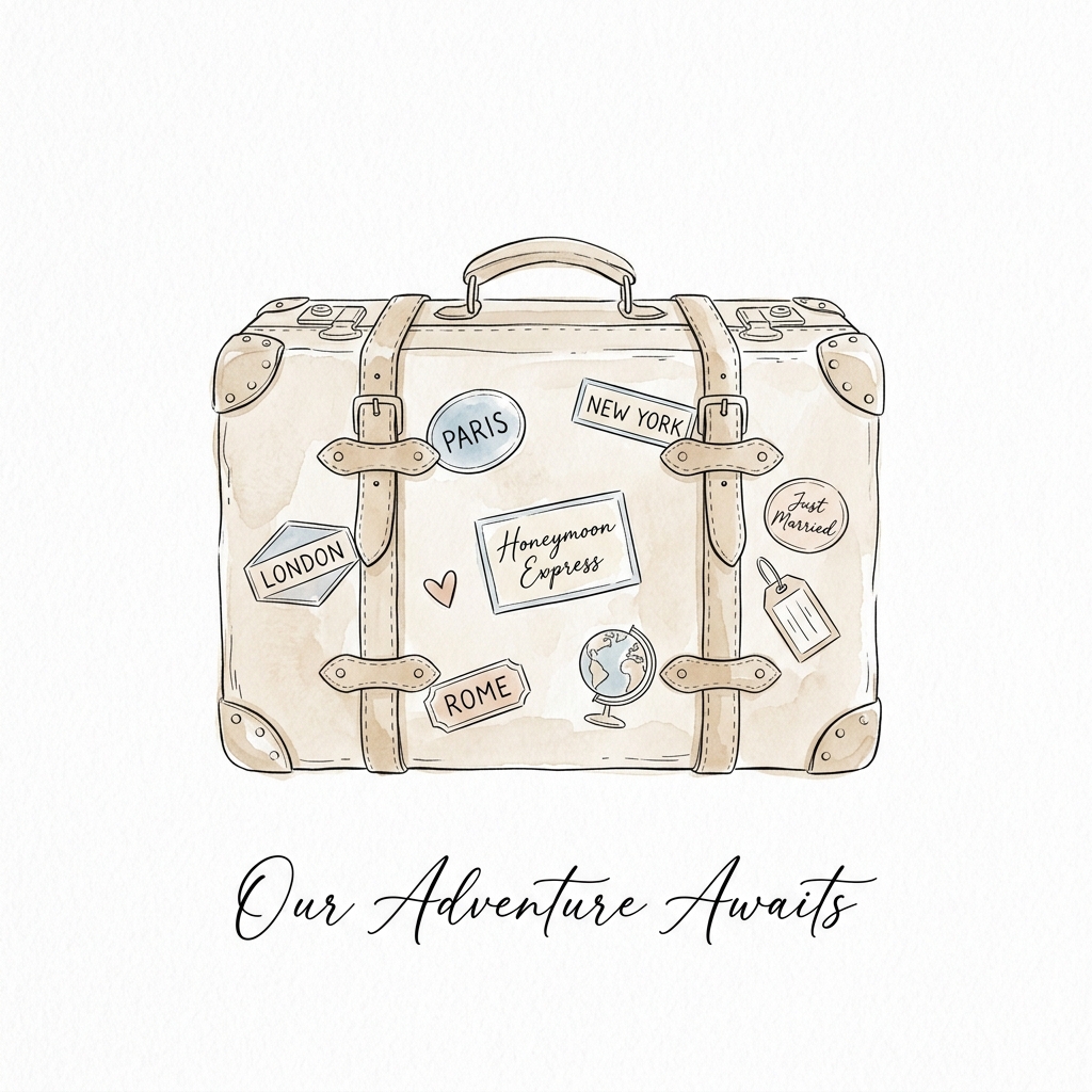 Vintage Suitcase Decoration